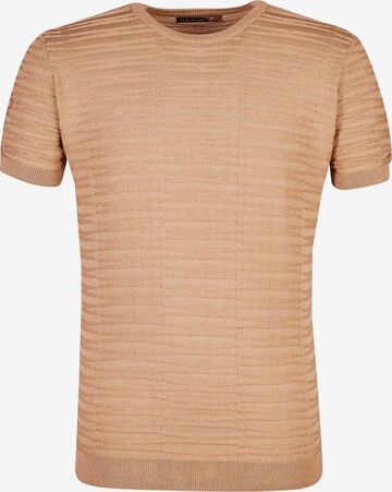 Leif Nelson Shirt in Bruin: voorkant