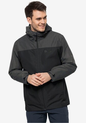 JACK WOLFSKIN Outdoor jacket 'Taubenberg' in Grey