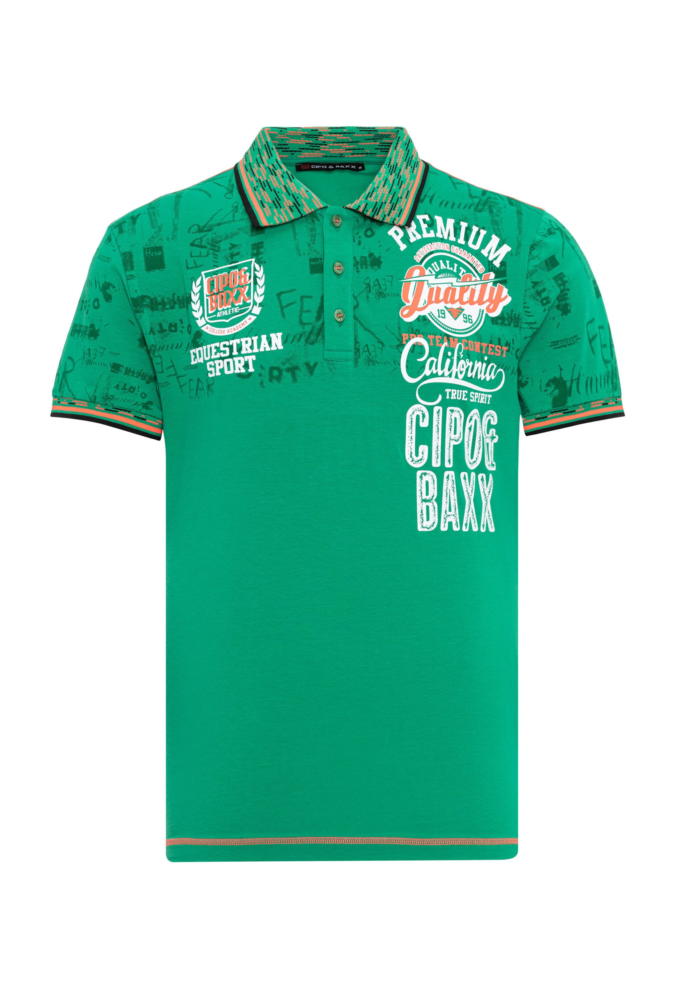 CIPO & BAXX Shirt in Green: front