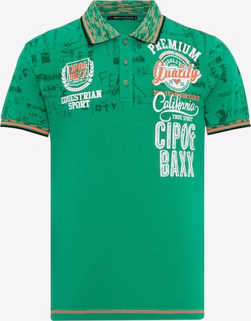 CIPO & BAXX Shirt in Groen: voorkant