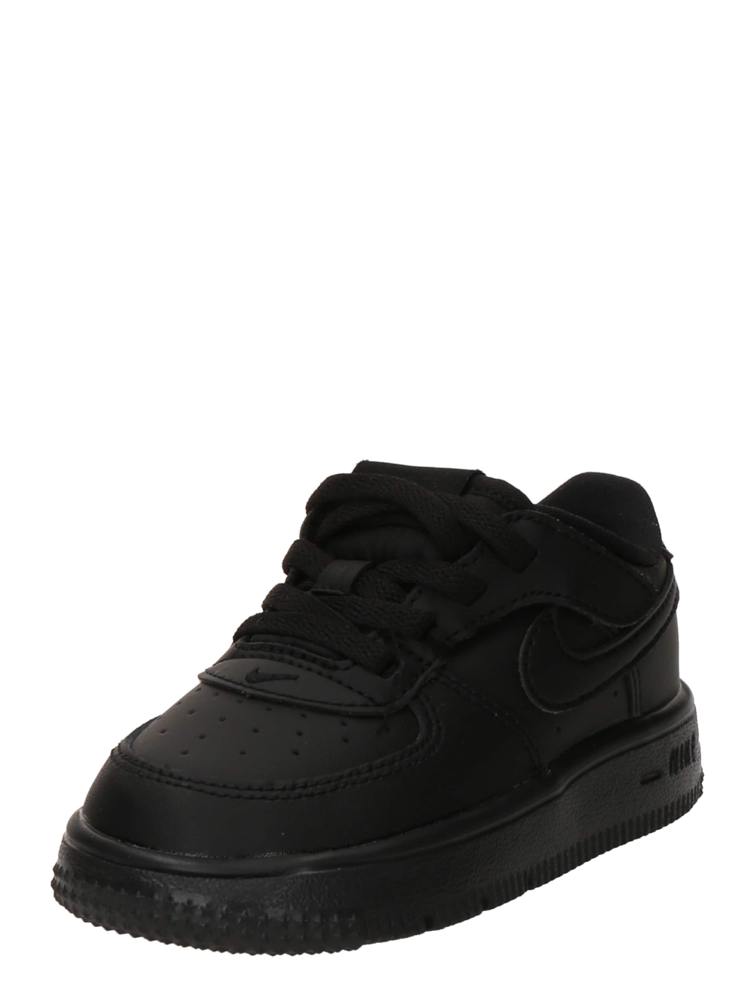 Baskets 'Force 1 Low EasyOn' Nike Sportswear en noir : devant