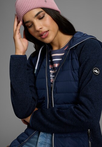 POLARINO Fleece Jacket in Blue