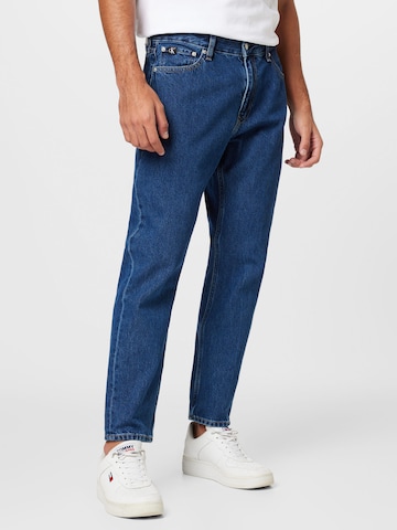 Calvin Klein Jeans - Regular Calças de ganga 'DAD' em azul: frente