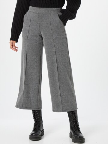 Wide leg Pantaloni 'Nevelin' di ICHI in grigio: frontale