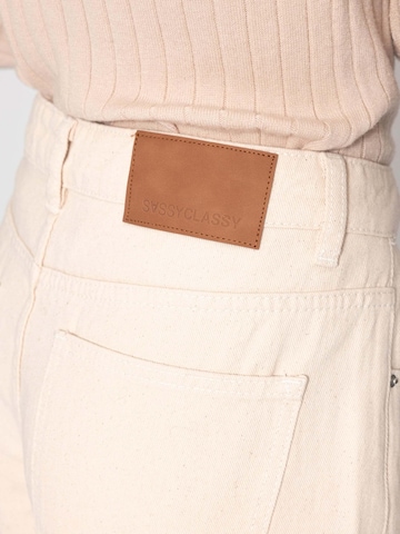 SASSYCLASSY Loosefit Jeans‌‌ in Beige