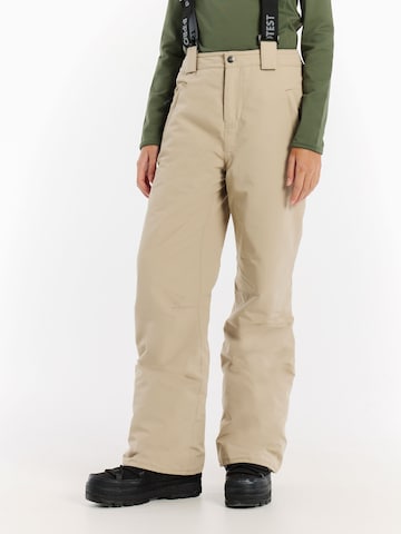 PROTEST Loosefit Sporthose 'PRTWhisper JR' in Braun