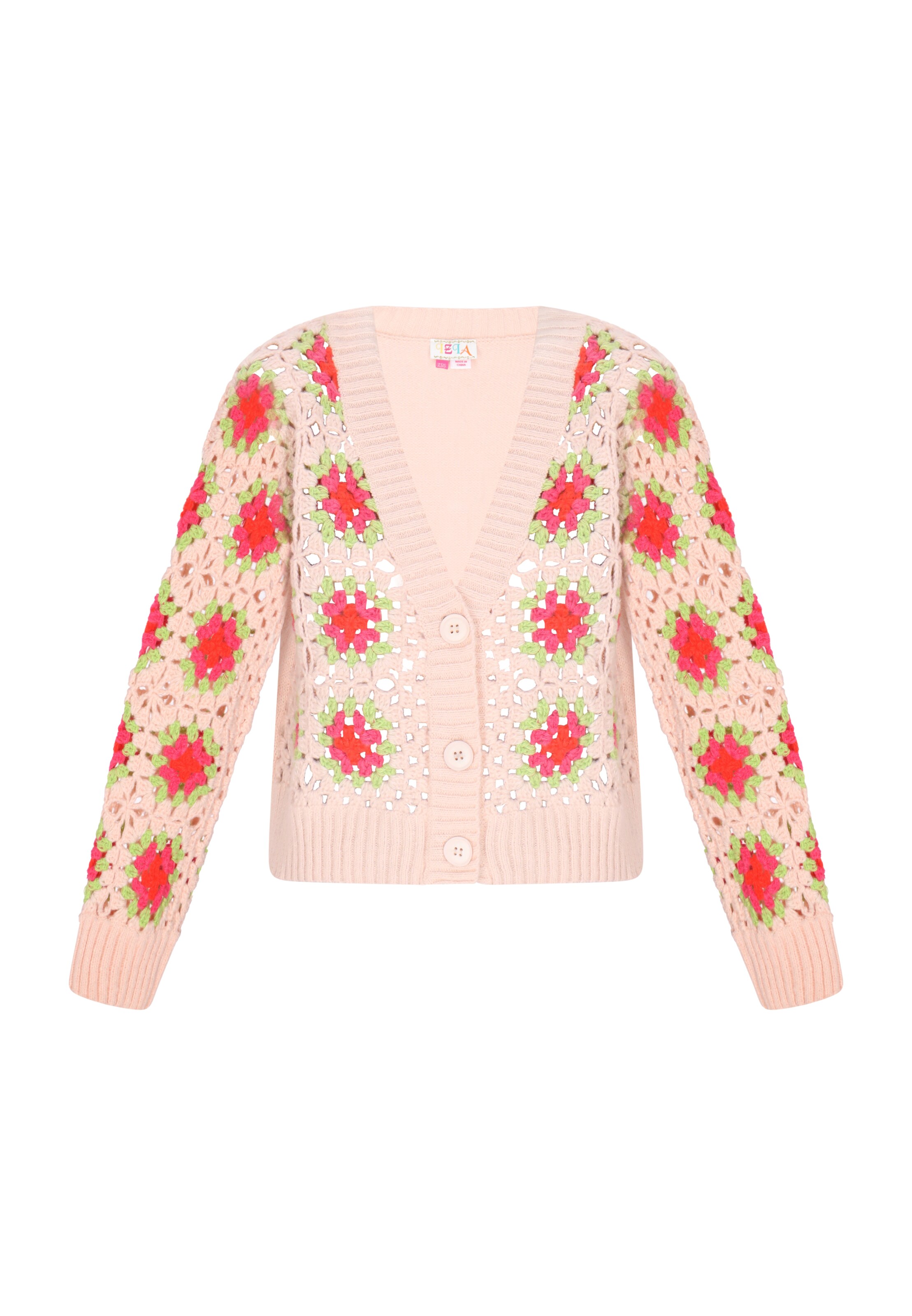 bēšs IZIA Adīta jaka: no priekšpuses