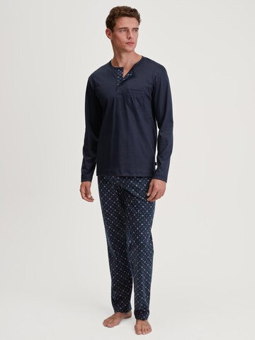 CALIDA Pyjama lang 'Relax Selected'‌‌‌‌‌‌‌ in Blau