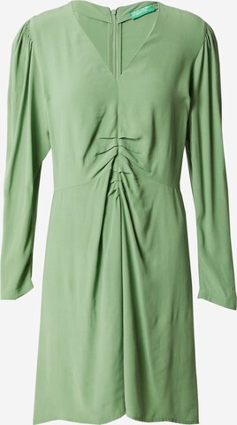 Robe UNITED COLORS OF BENETTON en vert : devant