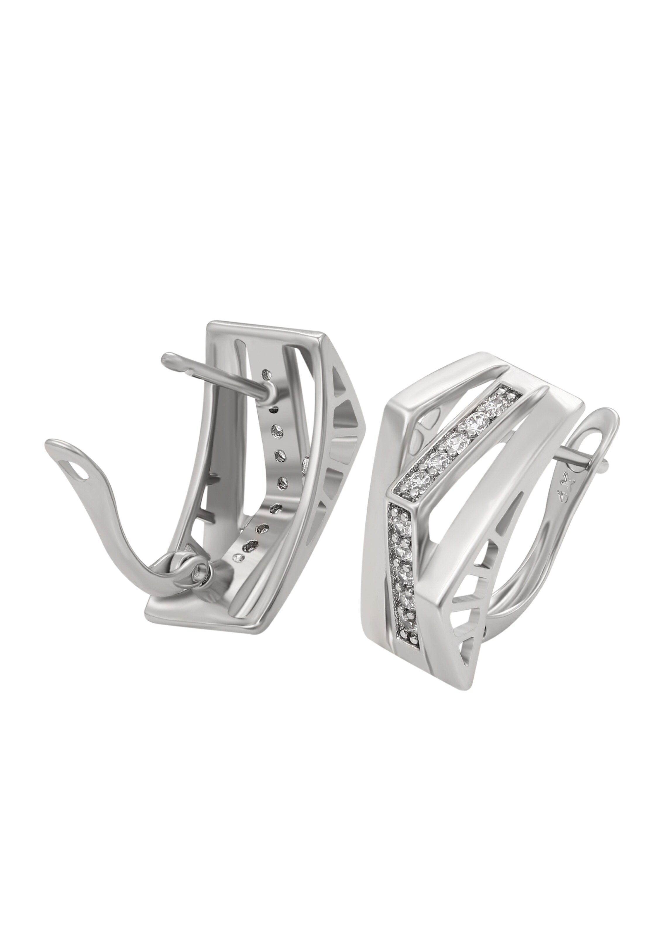 Boucles d'oreilles faina en argent