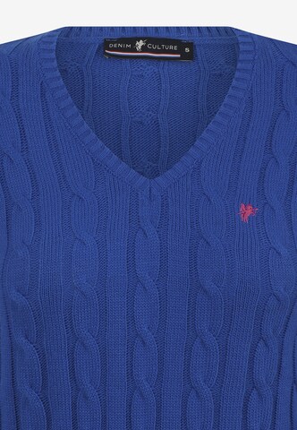 DENIM CULTURE Sweater 'Holly' in Blue