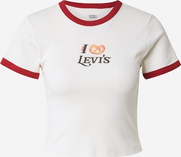 Tricou 'Graphic Mini Ringer Tee' de la LEVI'S ® pe alb: față