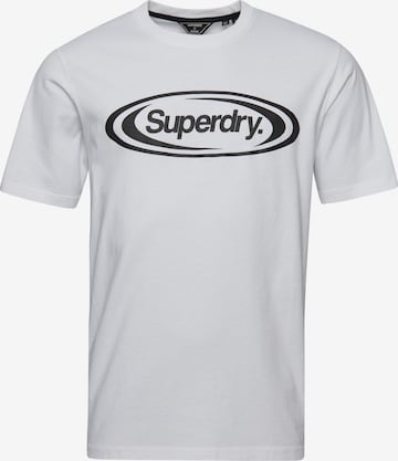 Superdry Shirt 'Game On 90s' in White: front