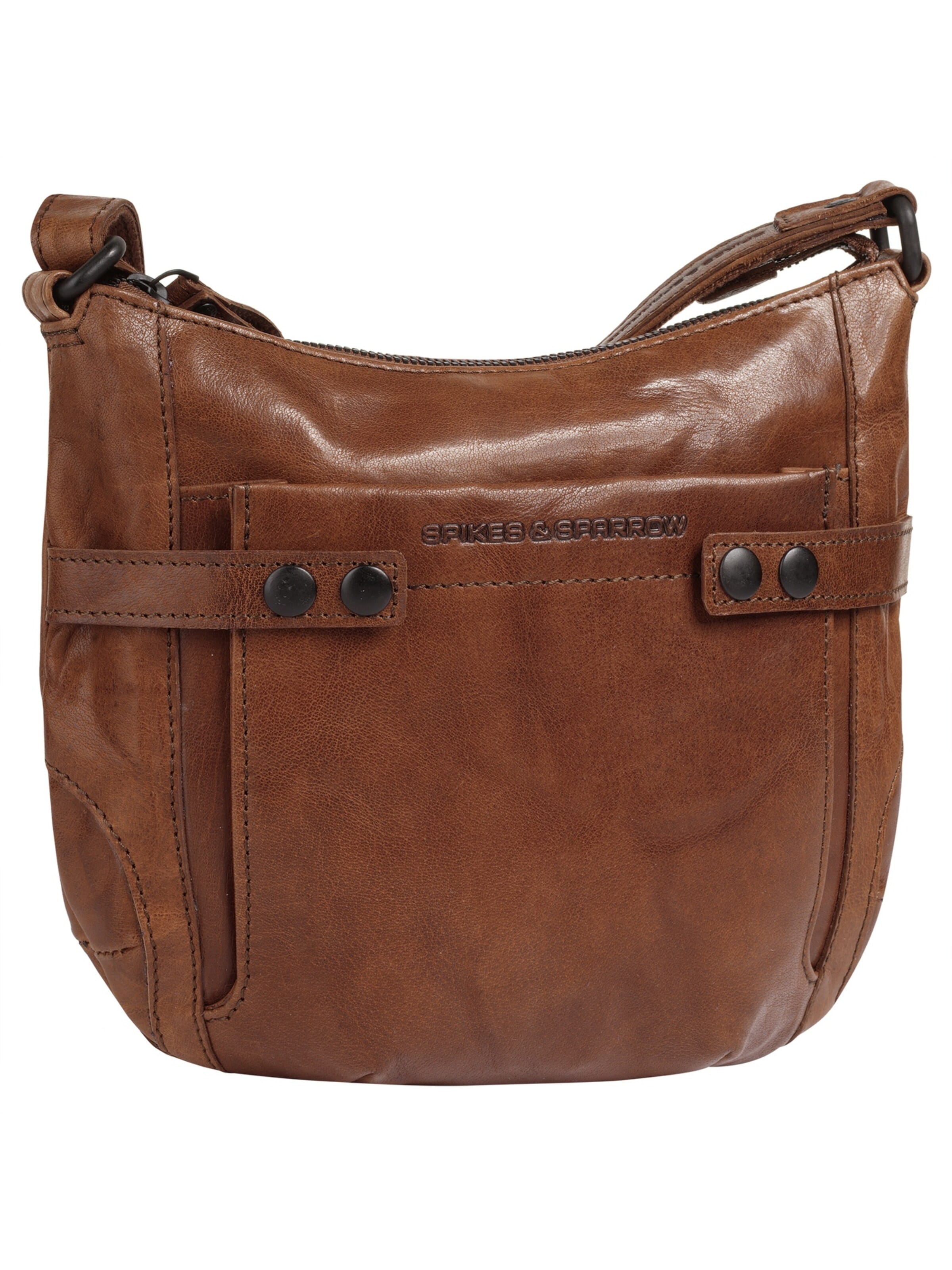 Spikes & Sparrow Crossbody bag in Brown: front
