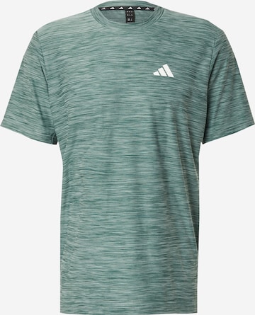 žalia ADIDAS PERFORMANCE Sportiniai marškinėliai 'Essentials': priekis