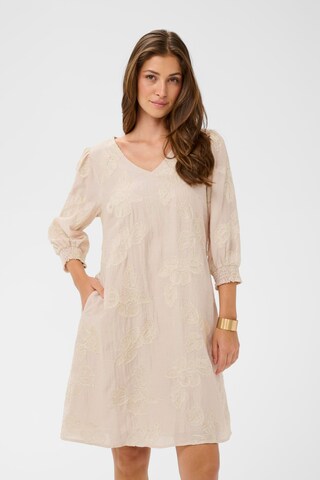 Cream Kleid in Beige: Vorderseite