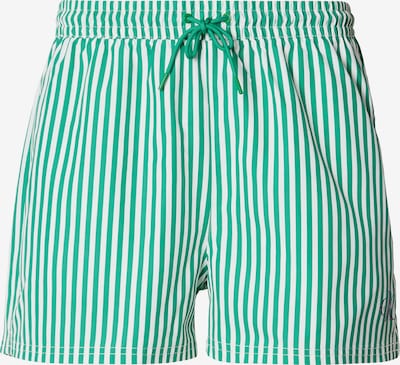 Calvin Klein Swimwear Uimashortsit värissä vihreä / valkoinen, Tuotenäkymä
