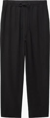 MANGO Pants 'FLUIDO' in Black: front