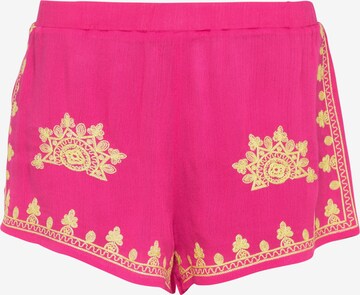 IZIA Pants in Pink: front