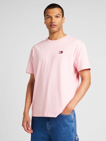 Tommy Jeans T-Shirt in Pink: Vorderseite