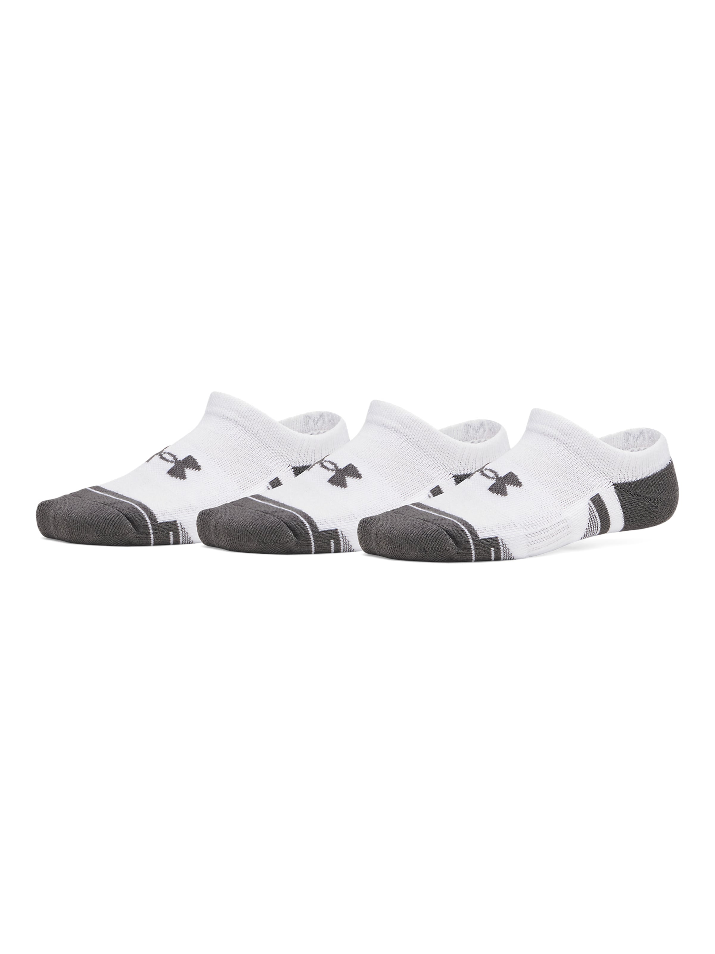 UNDER ARMOUR Sports socks 'Perf Tech' in White: front