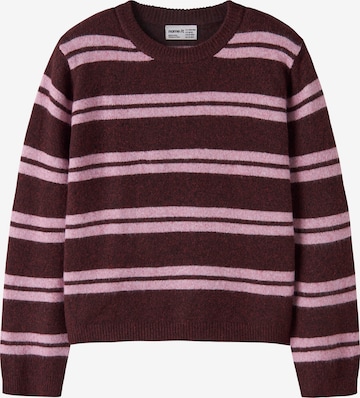 Pull-over 'NKFOgry' NAME IT en violet : devant