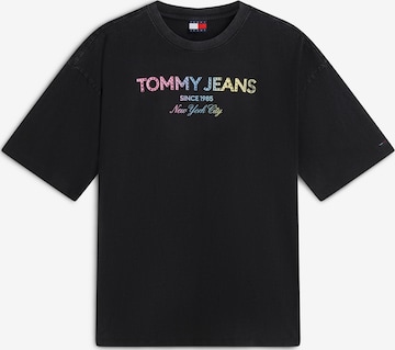 Tommy Jeans T-shirt i svart: framsida