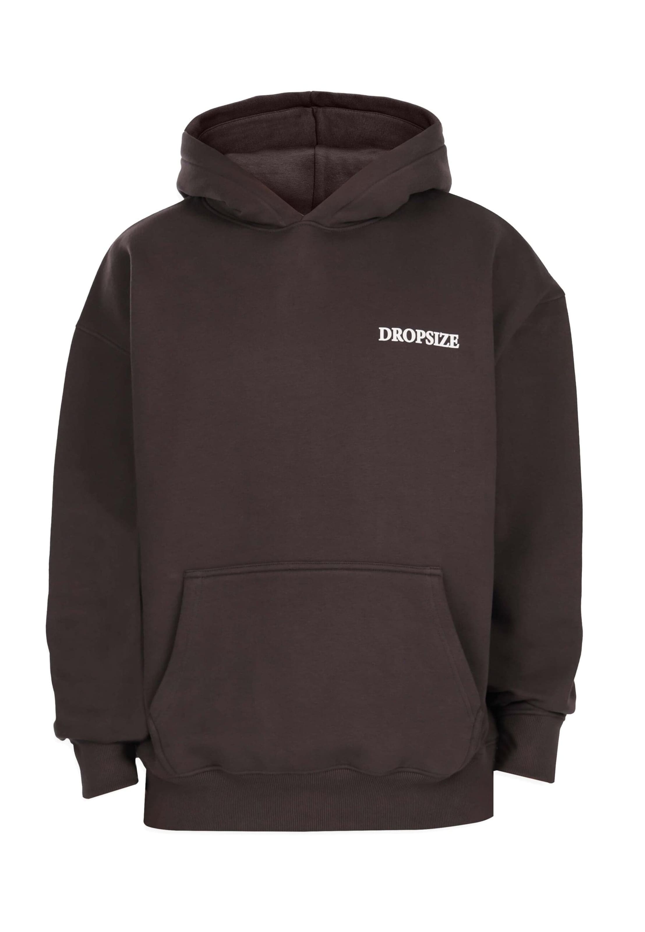 Dropsize Sweatshirt 'No Rules' in Bruin: voorkant