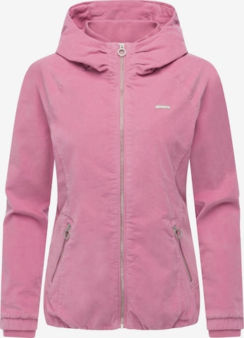 Giacca di mezza stagione 'Dizzie Youmodo' di Ragwear in rosa: frontale