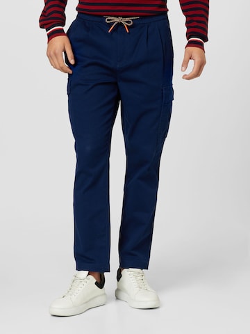 SCOTCH & SODA Regular Cargobukse 'Fave' i blå: forside