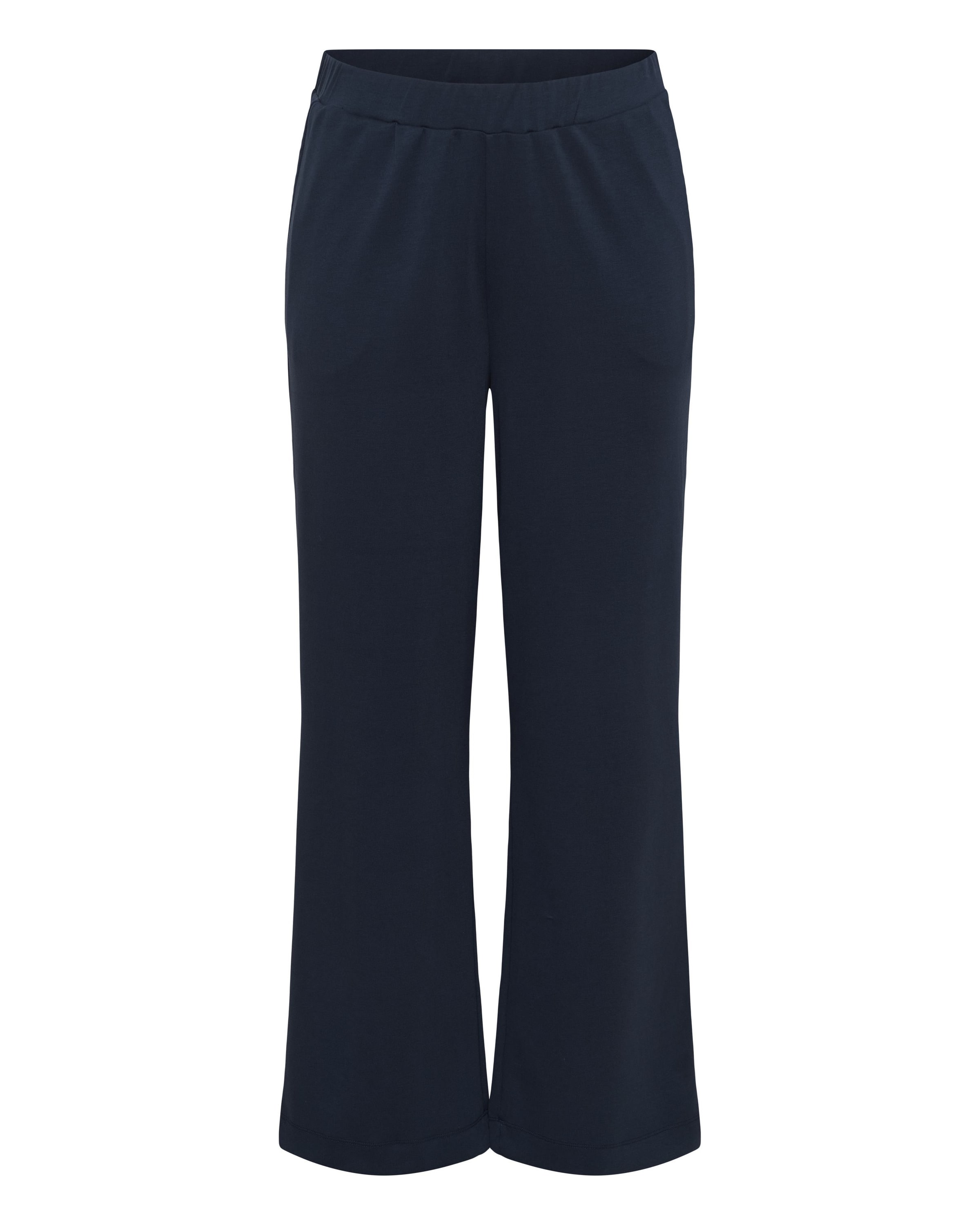 KAFFE CURVE - Pierna ancha Pantalón 'KCAnnia' en azul: frente