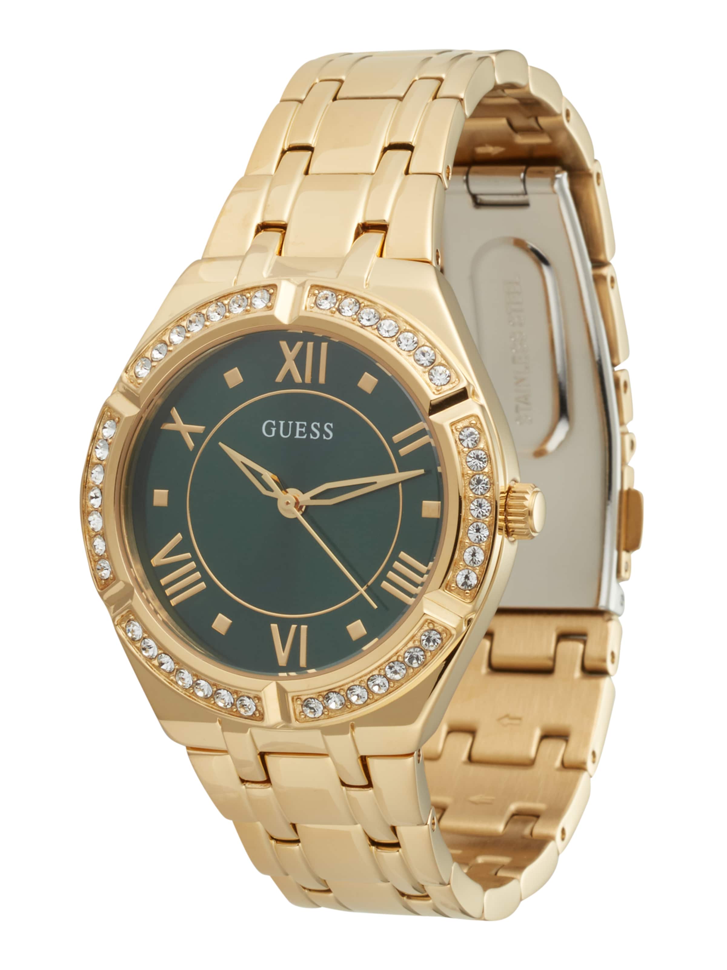 Montre à affichage analogique 'Cosmo' GUESS en or : devant