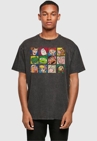 T-Shirt 'Toy Story - Character Squares' ABSOLUTE CULT en gris : devant