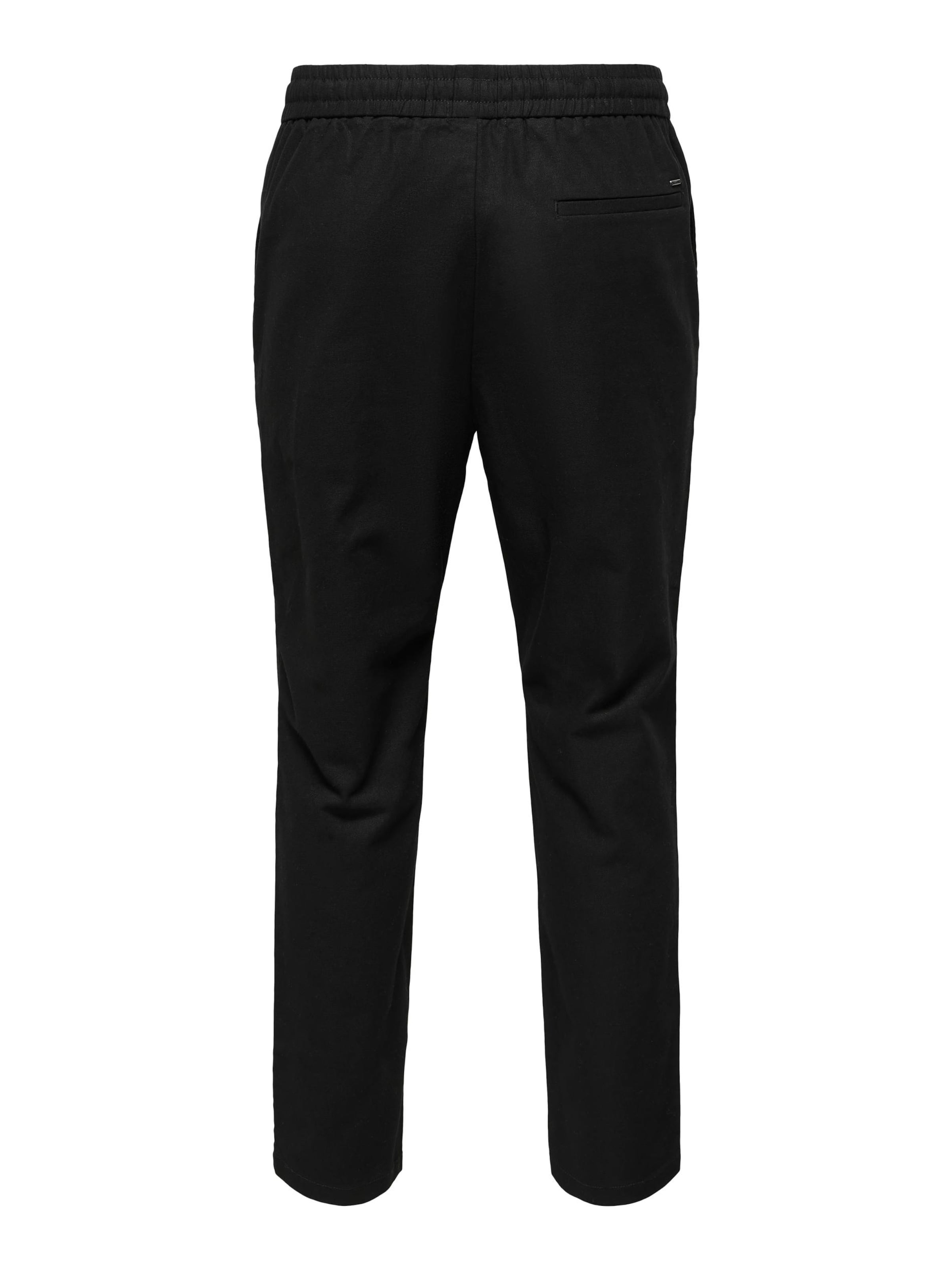 Only &amp; Sons Tapered Pants &#x27;Linus&#x27; in Black