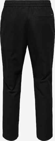 Only & Sons Regular Trousers 'Linus' in Black