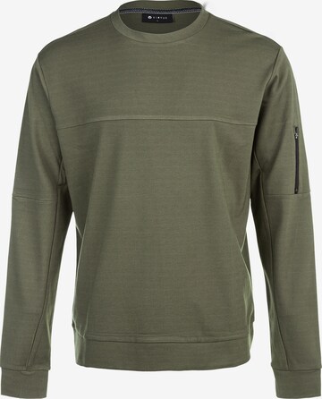 Virtus Sweatshirt 'Leislon' in Groen: voorkant