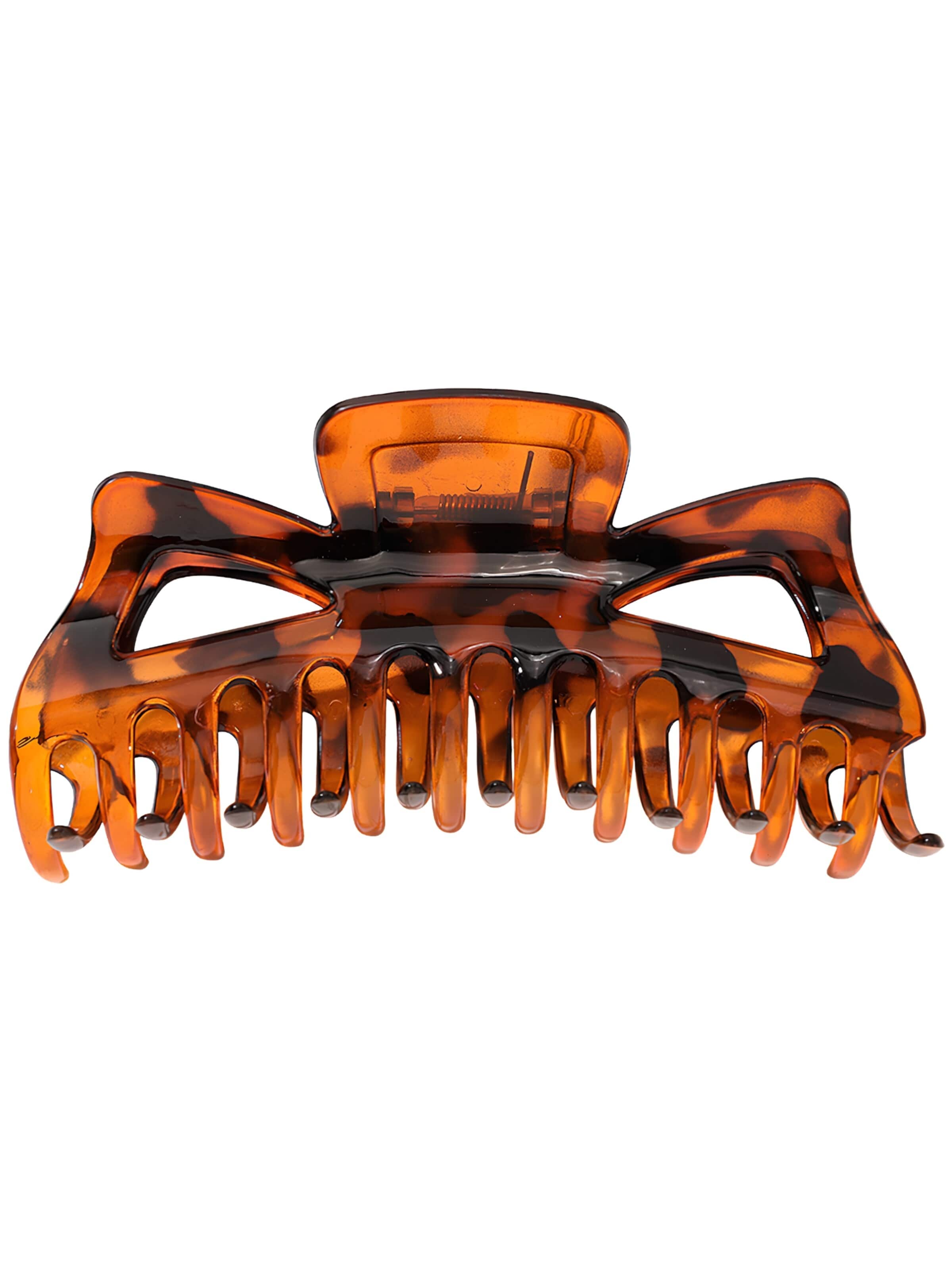 Ornamento per i capelli 'Astrid Hair Claw - Tortoise' di soho Hair accesoires in marrone: frontale