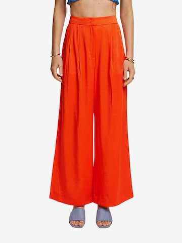 Wide Leg Pantalon ESPRIT en orange : devant