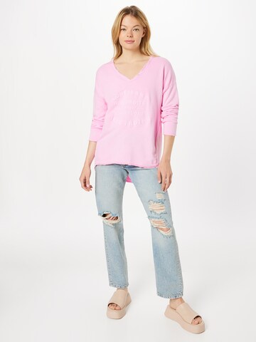 Zwillingsherz Pullover 'Kornelia' in Pink