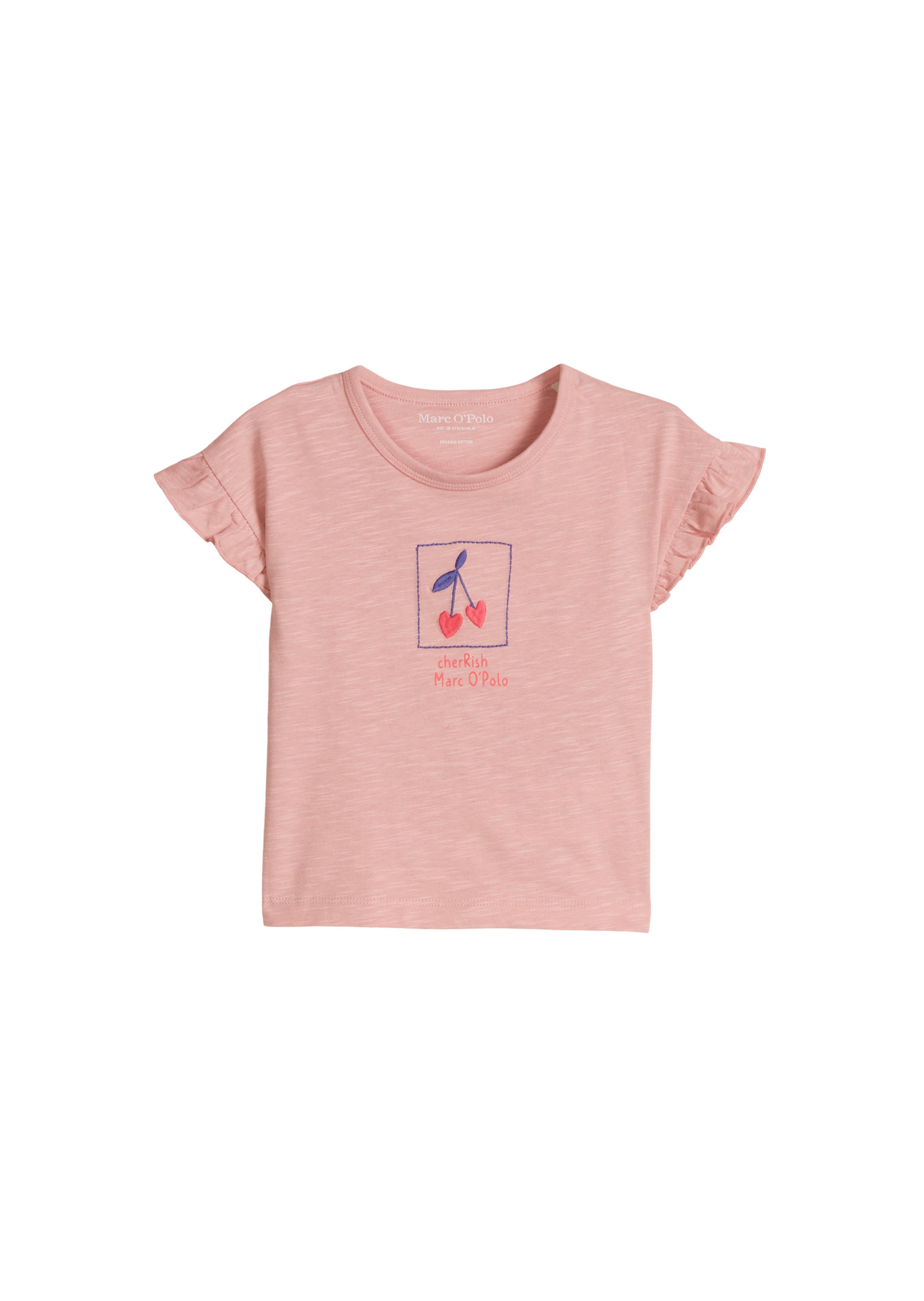 T-Shirt Marc O'Polo en rose : devant