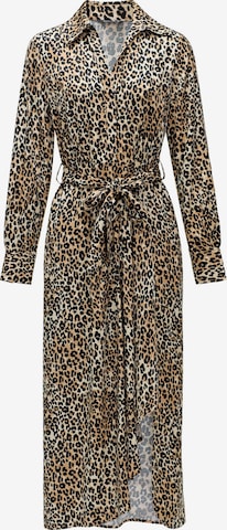 Salsa Jeans Jurk in Beige: voorkant