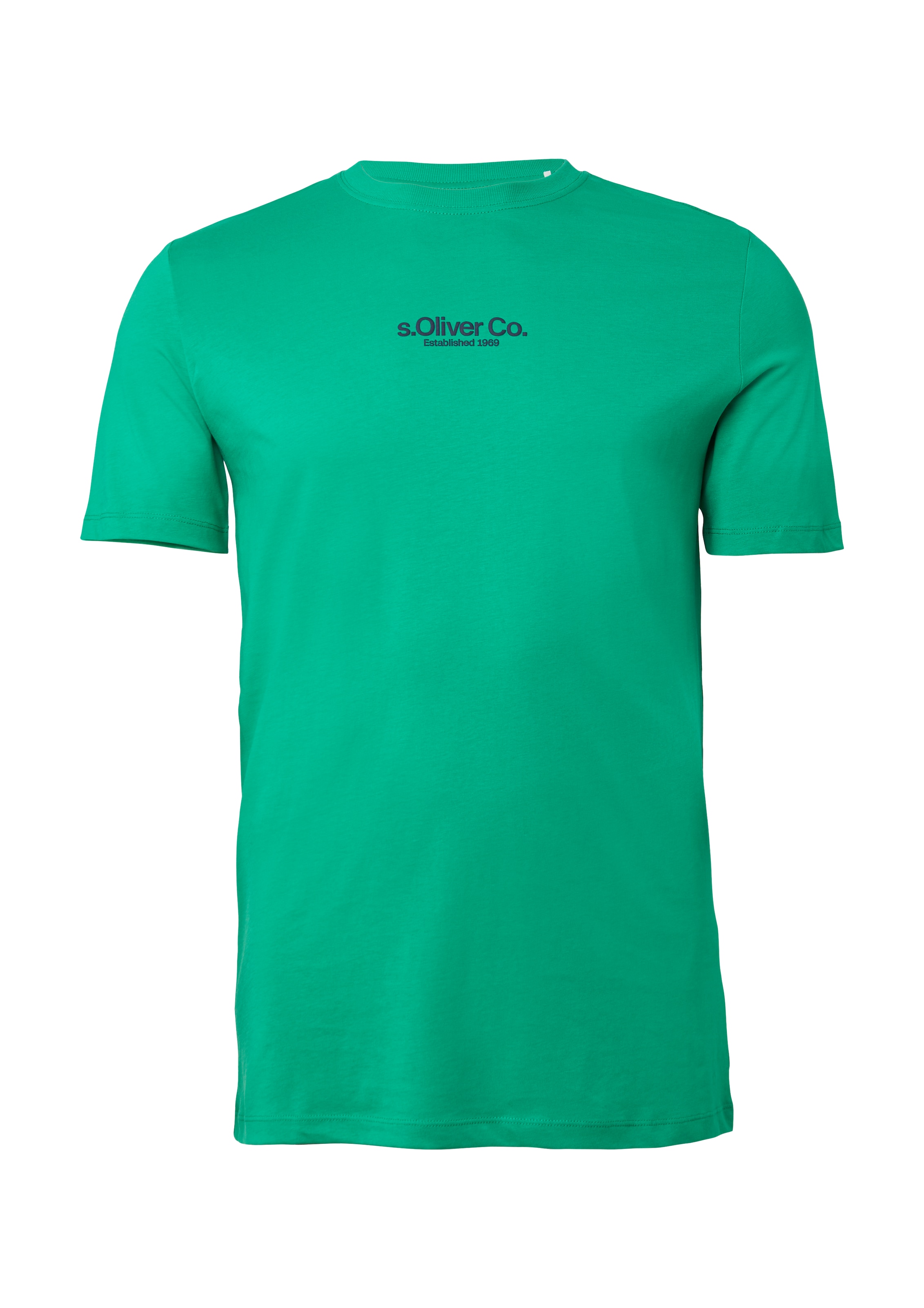 s.Oliver Men Tall Sizes Shirt in Green: front