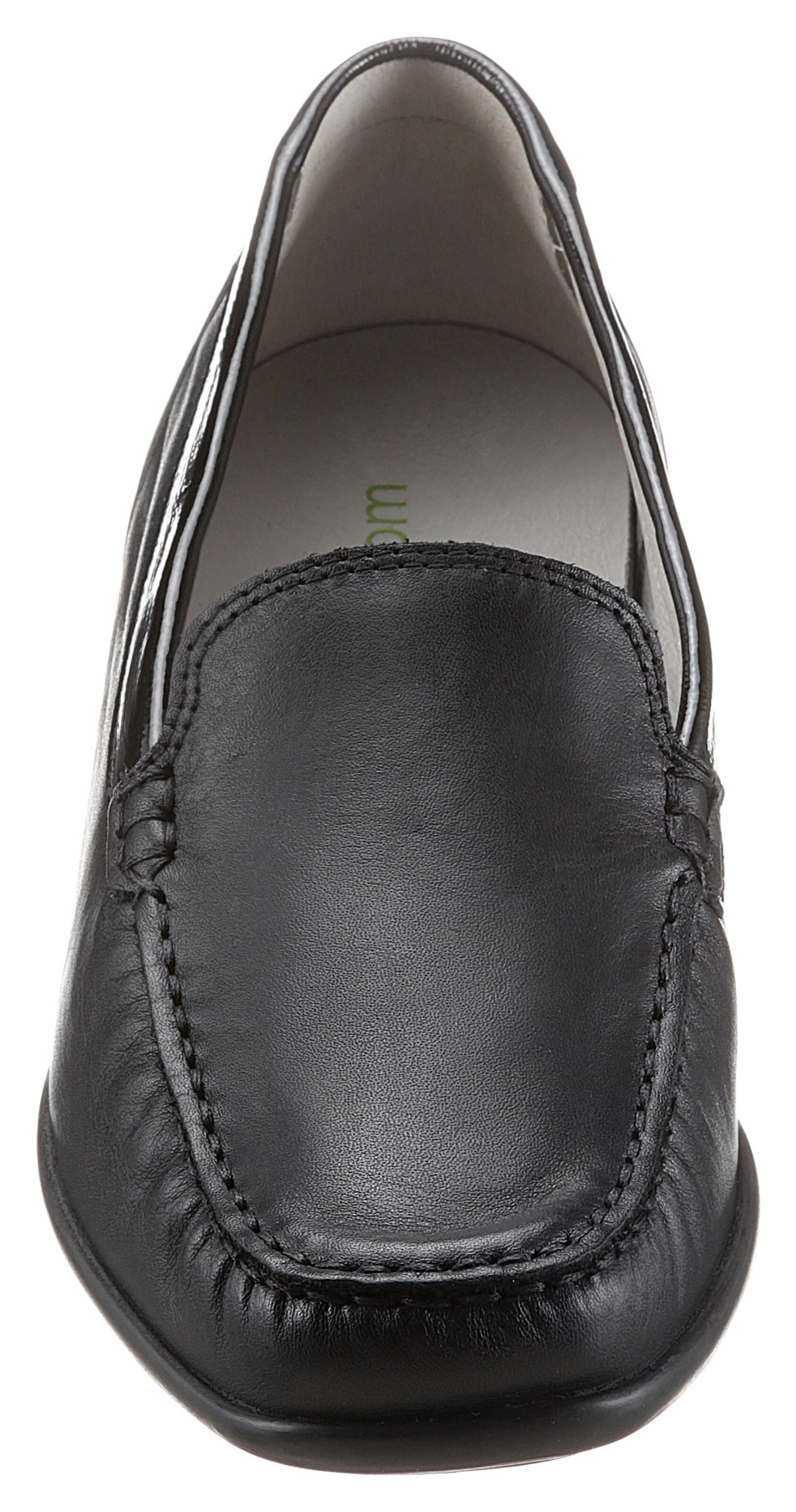 WALDLÄUFER Mokassin 'Harriet' in Schwarz