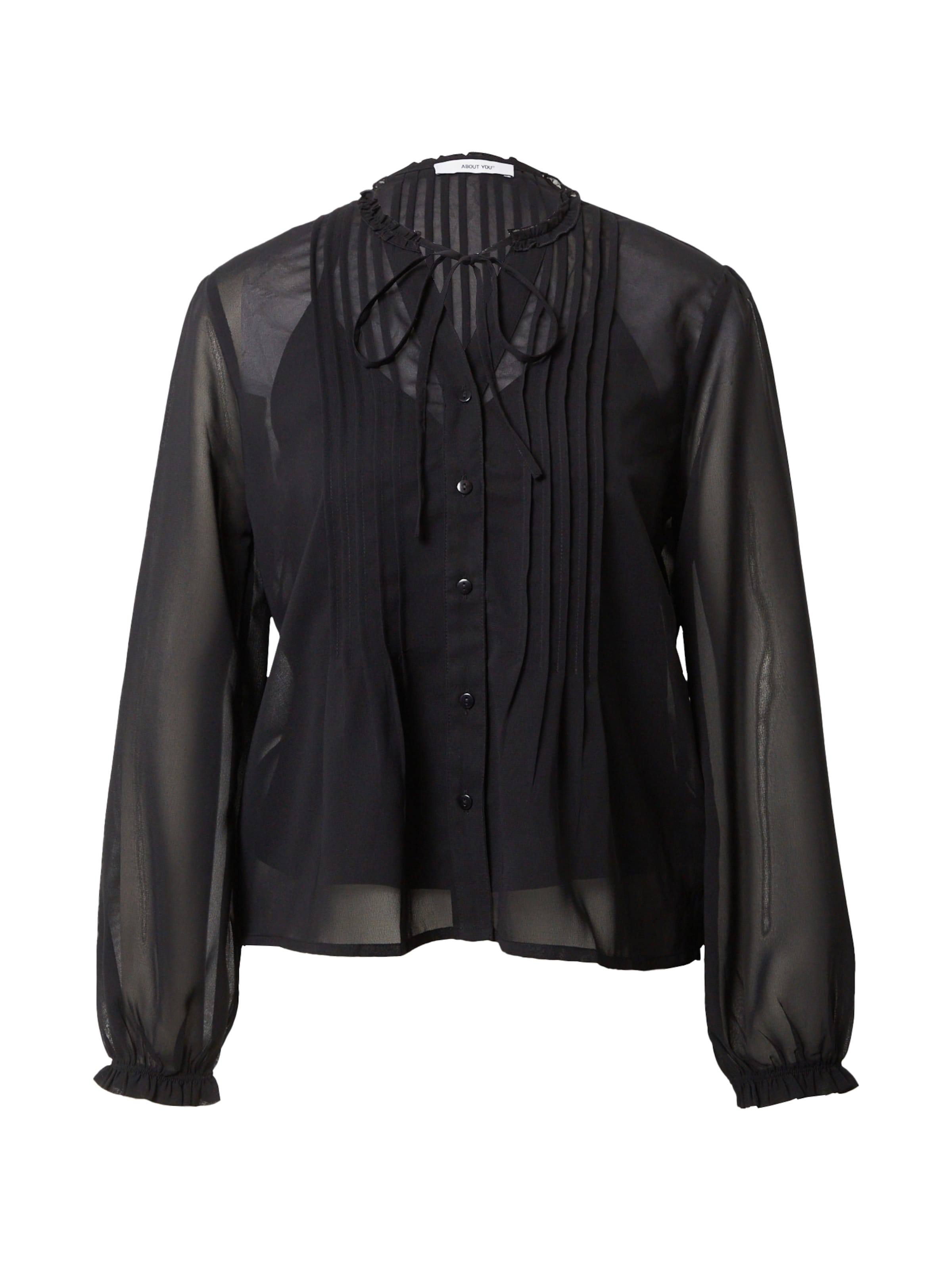 ABOUT YOU Bluse 'Agathe' i sort: forside