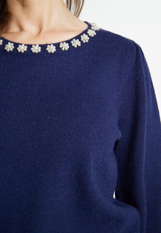 Pull-over 'Lurea' Usha en bleu