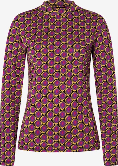 MORE & MORE Shirt in goldgelb / lila / pink / schwarz, Produktansicht