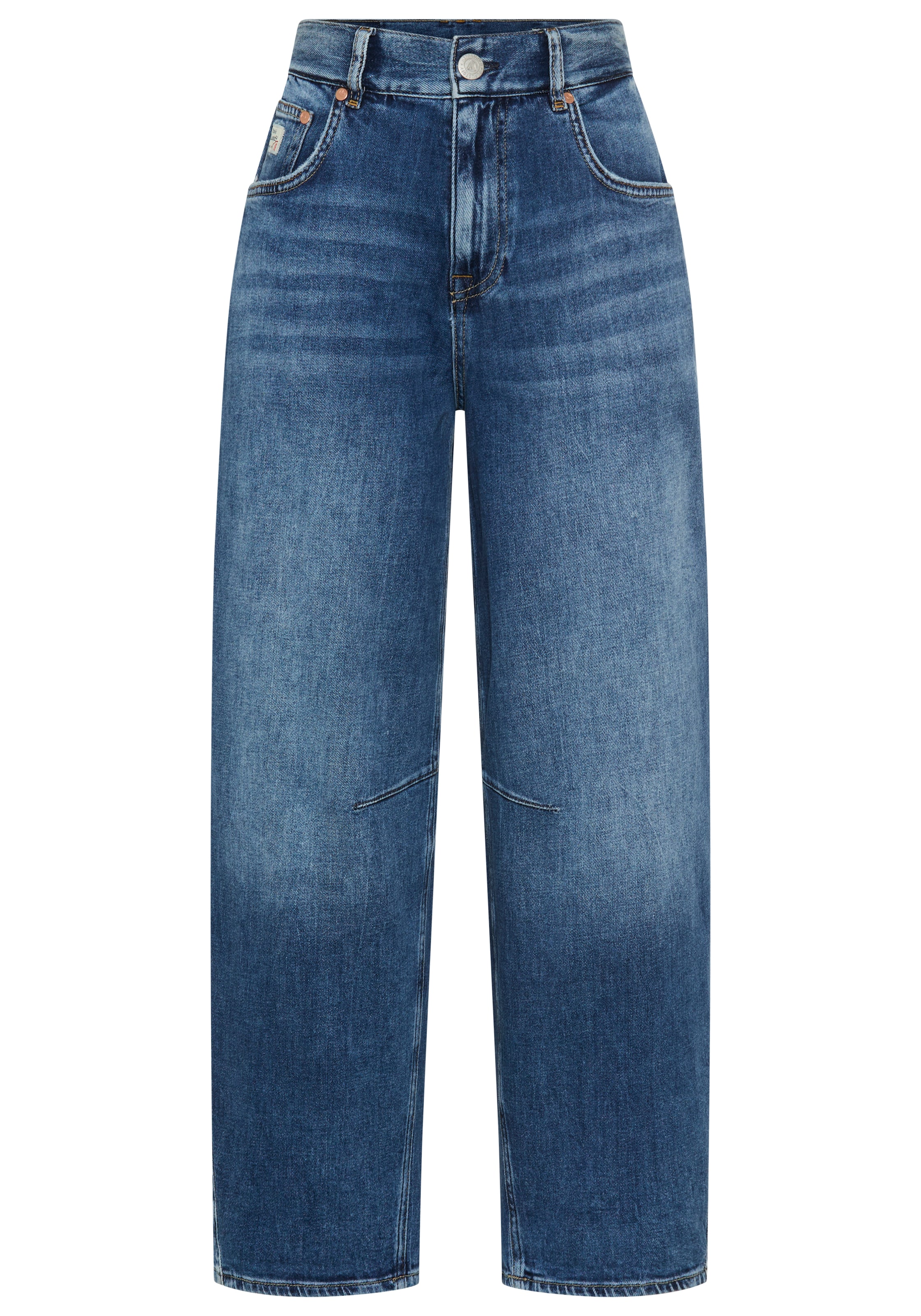 Herrlicher Wide Leg Jeans in Blau: Vorderseite
