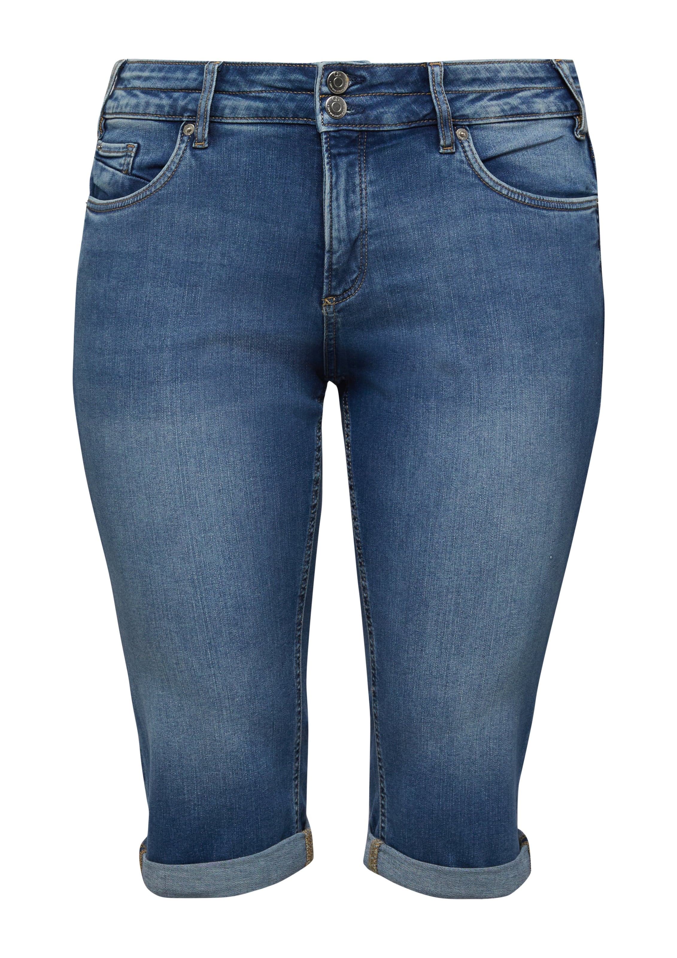 QS Jeans in Blauw: voorkant