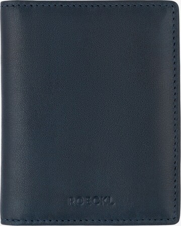 Roeckl Wallet 'Erik small' in Blue: front