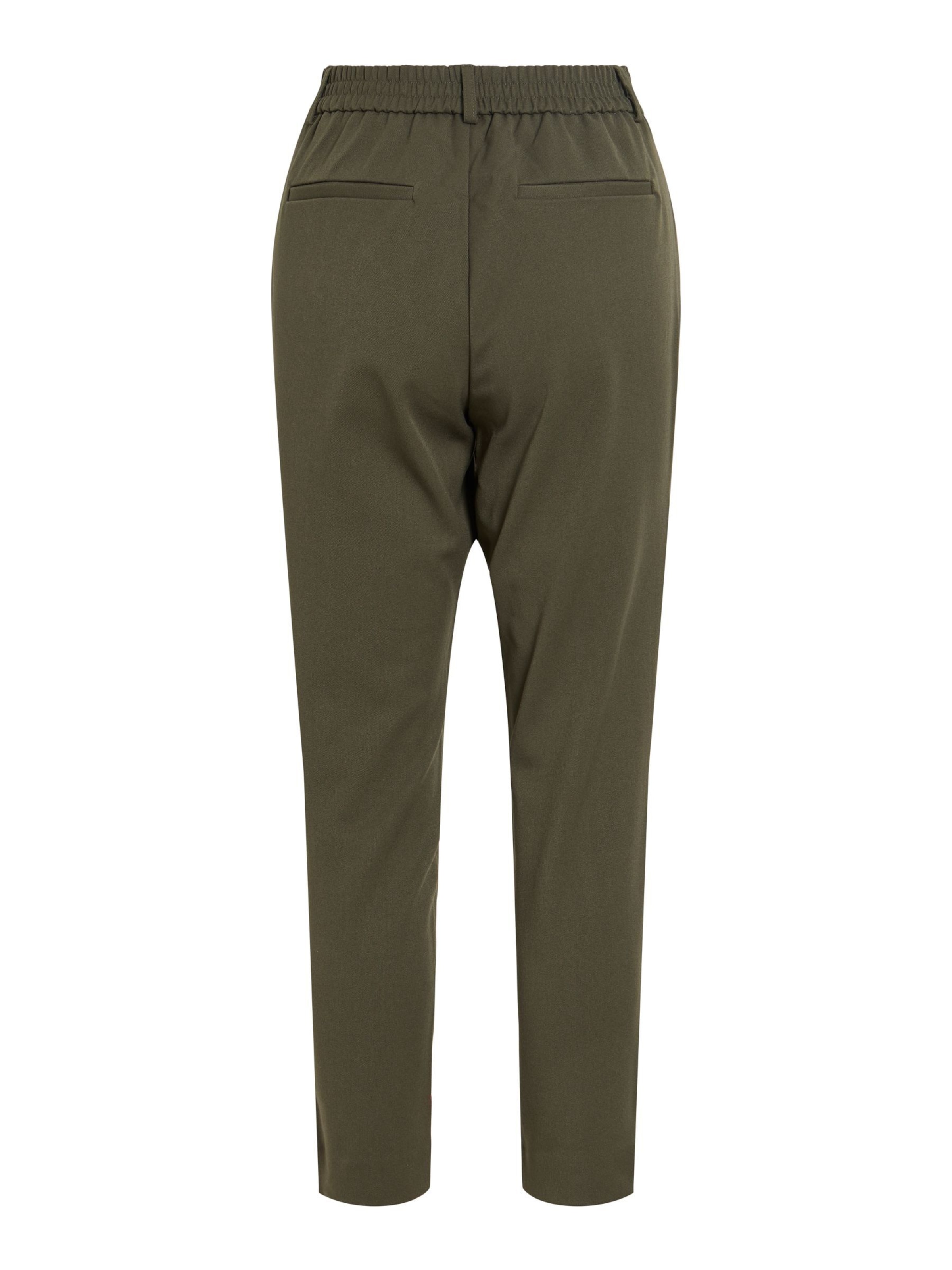 VILA - Slimfit Pantalón plisado 'VARONE' en verde
